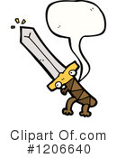 Sword Clipart #1206640 by lineartestpilot