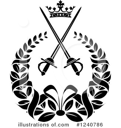 Royalty-Free (RF) Sword Clipart Illustration by Vector Tradition SM - Stock Sample #1240786