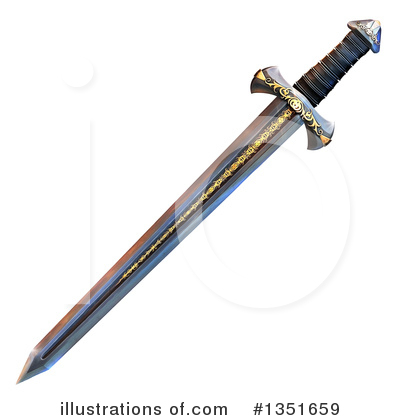 Sword Clipart #1351659 by Tonis Pan