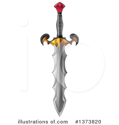 Royalty-Free (RF) Sword Clipart Illustration by Tonis Pan - Stock Sample #1373820