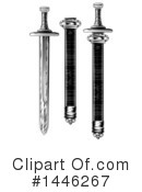 Sword Clipart #1446267 by AtStockIllustration