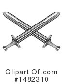 Sword Clipart #1482310 by AtStockIllustration