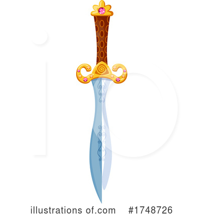 Royalty-Free (RF) Sword Clipart Illustration by Vector Tradition SM - Stock Sample #1748726