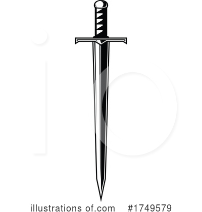 Royalty-Free (RF) Sword Clipart Illustration by Vector Tradition SM - Stock Sample #1749579