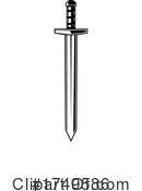 Sword Clipart #1749586 by Vector Tradition SM