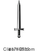 Sword Clipart #1749589 by Vector Tradition SM