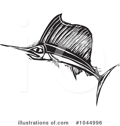 Royalty-Free (RF) Swordfish Clipart Illustration by xunantunich - Stock Sample #1044996