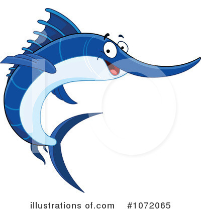 Royalty-Free (RF) Swordfish Clipart Illustration by yayayoyo - Stock Sample #1072065