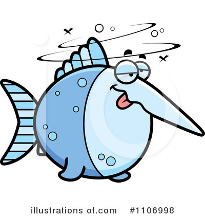 Royalty-Free (RF) Swordfish Clipart Illustration by Cory Thoman - Stock Sample #1106998