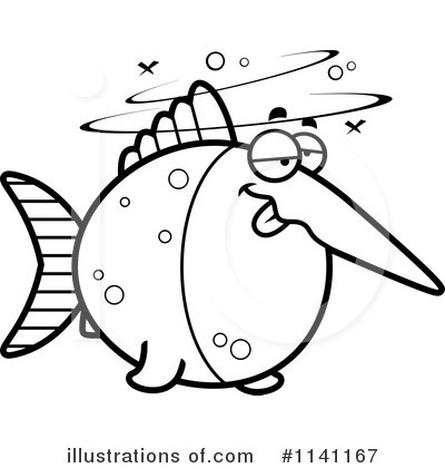 Royalty-Free (RF) Swordfish Clipart Illustration by Cory Thoman - Stock Sample #1141167