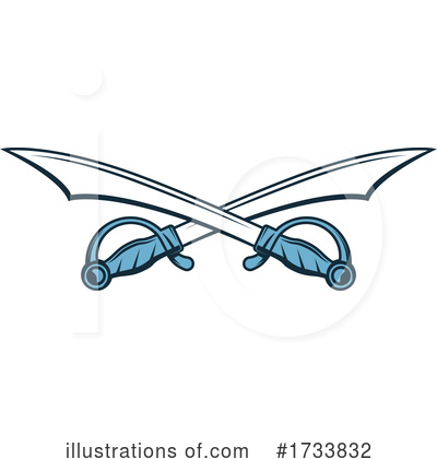 Royalty-Free (RF) Swords Clipart Illustration by Vector Tradition SM - Stock Sample #1733832