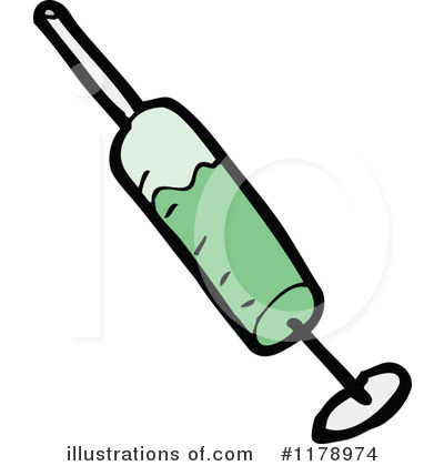 Royalty-Free (RF) Syringe Clipart Illustration by lineartestpilot - Stock Sample #1178974