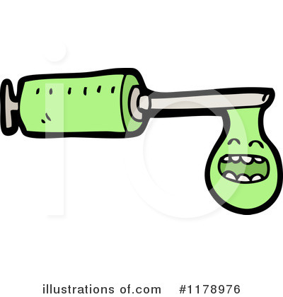 Royalty-Free (RF) Syringe Clipart Illustration by lineartestpilot - Stock Sample #1178976