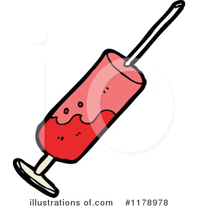 Royalty-Free (RF) Syringe Clipart Illustration by lineartestpilot - Stock Sample #1178978