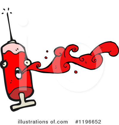 Royalty-Free (RF) Syringe Clipart Illustration by lineartestpilot - Stock Sample #1196652