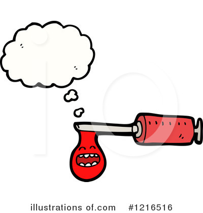 Royalty-Free (RF) Syringe Clipart Illustration by lineartestpilot - Stock Sample #1216516