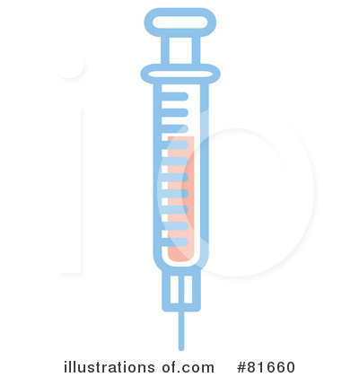 Royalty-Free (RF) Syringe Clipart Illustration by Andy Nortnik - Stock Sample #81660
