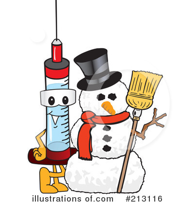 Royalty-Free (RF) Syringe Mascot Clipart Illustration by Mascot Junction - Stock Sample #213116