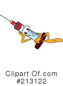 Syringe Mascot Clipart #213122 by Mascot Junction