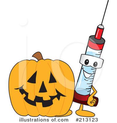 Royalty-Free (RF) Syringe Mascot Clipart Illustration by Mascot Junction - Stock Sample #213123