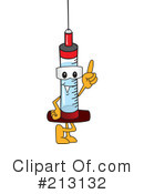 Syringe Mascot Clipart #213132 by Mascot Junction