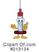 Syringe Mascot Clipart #213134 by Mascot Junction