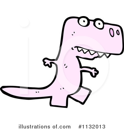 Royalty-Free (RF) T Rex Clipart Illustration by lineartestpilot - Stock Sample #1132013