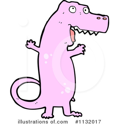 Royalty-Free (RF) T Rex Clipart Illustration by lineartestpilot - Stock Sample #1132017