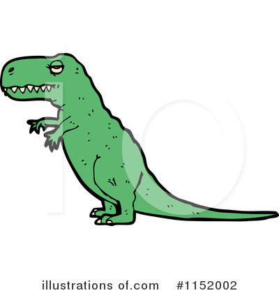Royalty-Free (RF) T Rex Clipart Illustration by lineartestpilot - Stock Sample #1152002