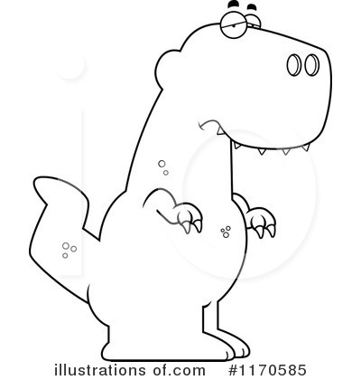 T Rex Clipart #1170585 by Cory Thoman