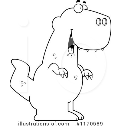 Royalty-Free (RF) T Rex Clipart Illustration by Cory Thoman - Stock Sample #1170589