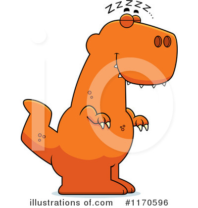 Royalty-Free (RF) T Rex Clipart Illustration by Cory Thoman - Stock Sample #1170596