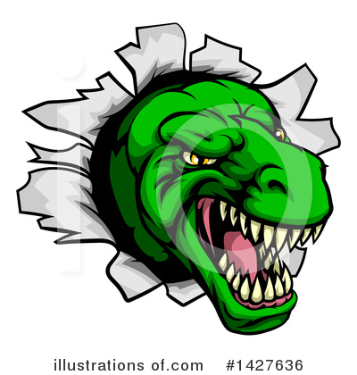 Dinosaur Clipart #1427636 by AtStockIllustration