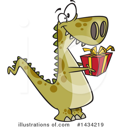 T Rex Clipart #1434219 by toonaday