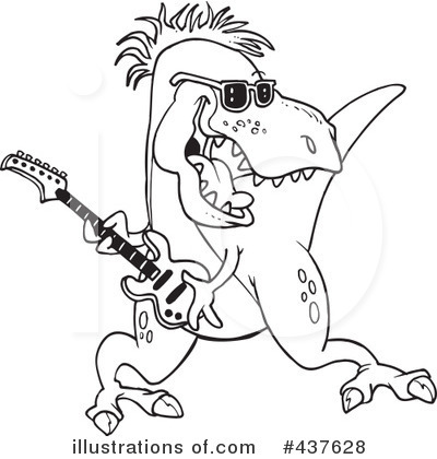 T Rex Clipart #437628 by toonaday