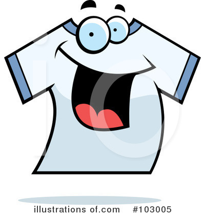 Royalty-Free (RF) T Shirt Clipart Illustration by Cory Thoman - Stock Sample #103005