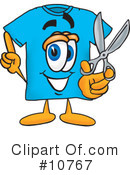 T Shirt Clipart #10767 by Mascot Junction