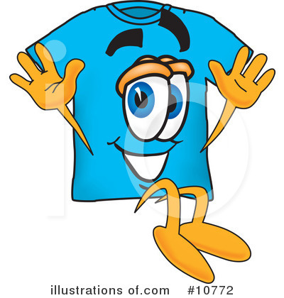 T Shirt Clipart #10772 by Mascot Junction