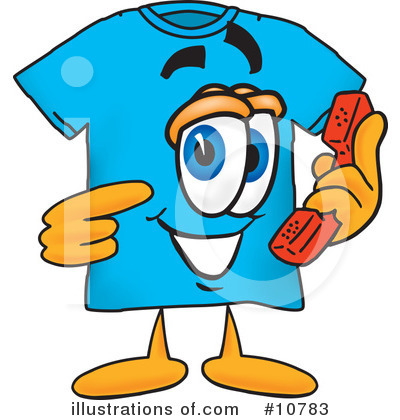 T Shirt Clipart #10783 by Mascot Junction