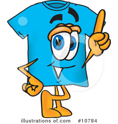 Tshirts Clipart #10784 by Mascot Junction