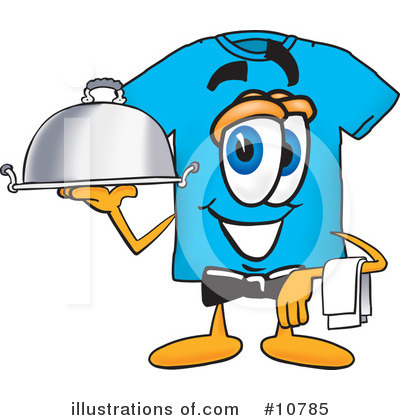 Royalty-Free (RF) T Shirt Clipart Illustration by Mascot Junction - Stock Sample #10785