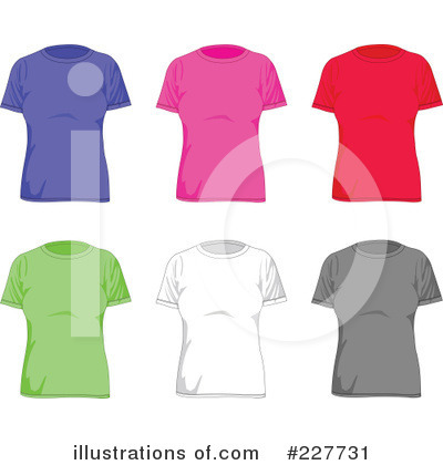 Royalty-Free (RF) T Shirt Clipart Illustration by yayayoyo - Stock Sample #227731