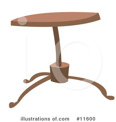 Royalty-Free (RF) Table Clipart Illustration by AtStockIllustration - Stock Sample #11600