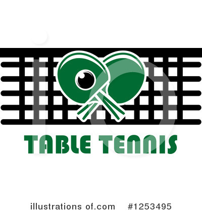 Royalty-Free (RF) Table Tennis Clipart Illustration by Vector Tradition SM - Stock Sample #1253495