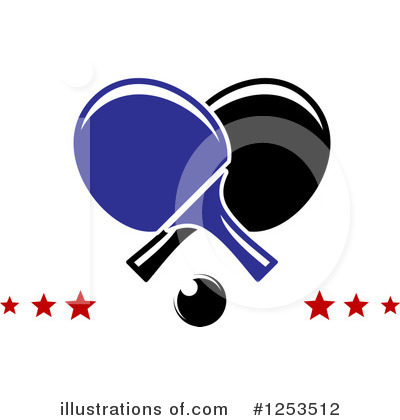 Royalty-Free (RF) Table Tennis Clipart Illustration by Vector Tradition SM - Stock Sample #1253512