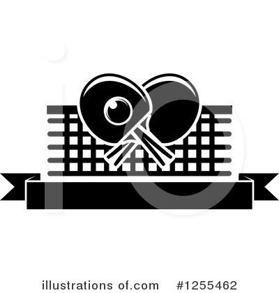 Royalty-Free (RF) Table Tennis Clipart Illustration by Vector Tradition SM - Stock Sample #1255462