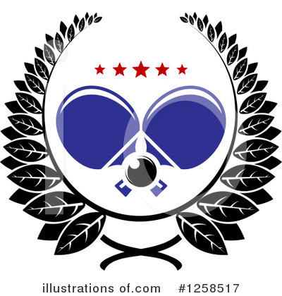 Royalty-Free (RF) Table Tennis Clipart Illustration by Vector Tradition SM - Stock Sample #1258517