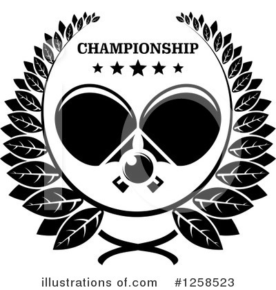 Royalty-Free (RF) Table Tennis Clipart Illustration by Vector Tradition SM - Stock Sample #1258523