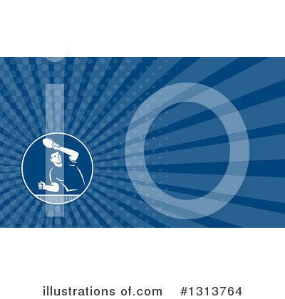 Royalty-Free (RF) Table Tennis Clipart Illustration by patrimonio - Stock Sample #1313764