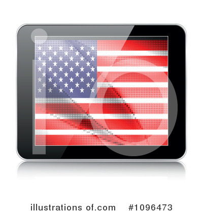 American Flag Clipart #1096473 by Andrei Marincas